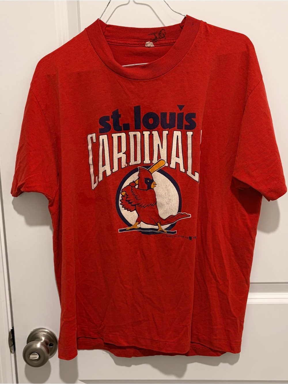 Vintage 1989 St. Louis Cardinals Red Graphic Tee